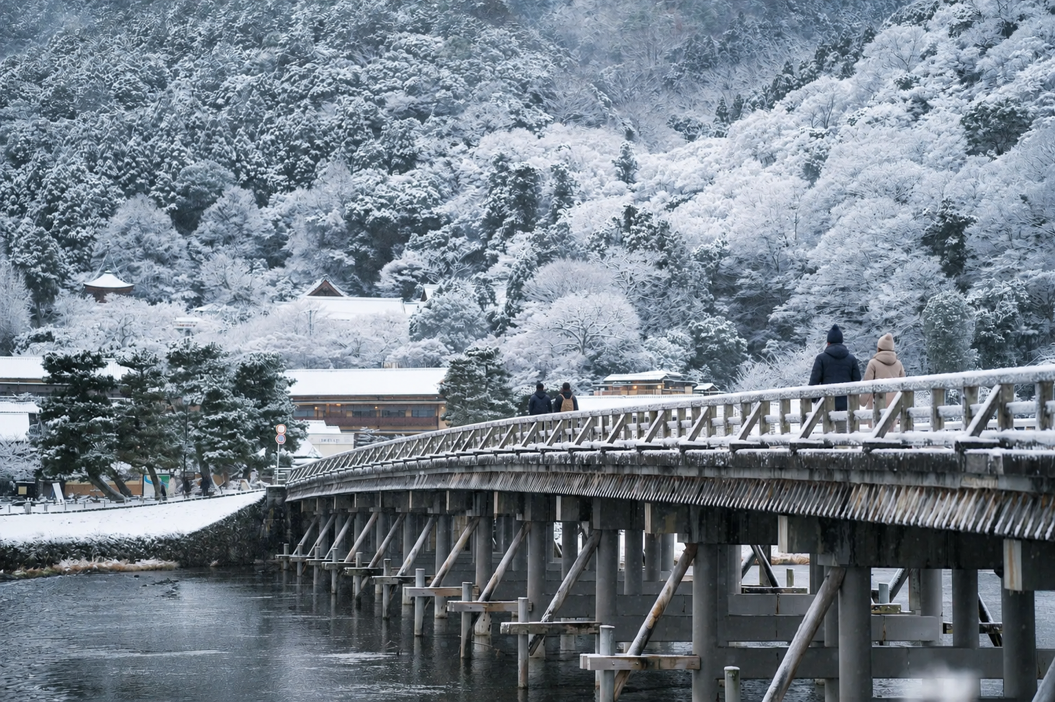 京都嵐山渡月橋